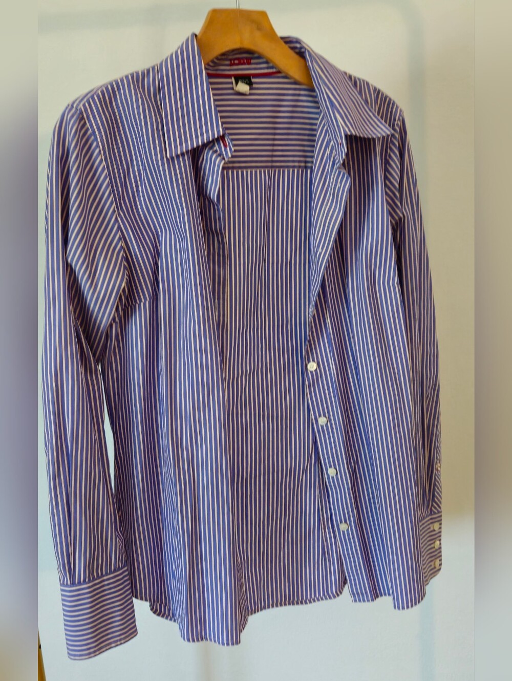 J.crew Striped Button-Down Shirt in Blue, Red, and White - Picture 5 of 5